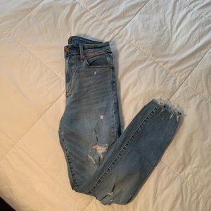 A&F Curve love highrise skinny jeans